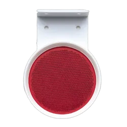Narva Red Retro Reflector In Pendant Mount Holder With Dual Fixing Holes