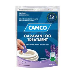 Camco Caravan Loo Treatment - Lavender Scent Drop Ins (15 Per Bag)