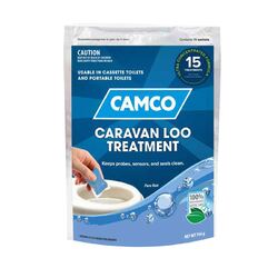 Camco Caravan Loo Treatment - Pure Rain Scent Drop Ins (15 Per Bag)