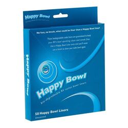 Happy Bowl Toilet Bowl Liners - 50 Per PK