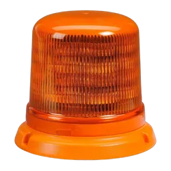 Narva Eurotech Led Strobe/Rotator (Amber) 6 Selectable Flash Patterns, Flange Base