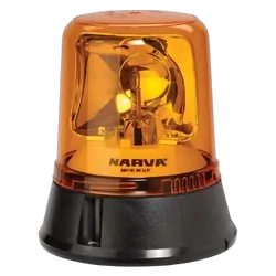 Narva Optimax Rotating Beacon (Amber) Flange Base 12/24 Volt