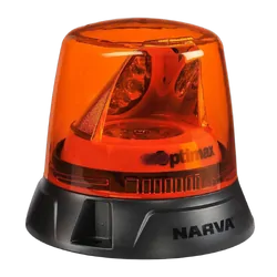 Narva 10-33V Optimax Led Rotating Beacon Flange (Amber)