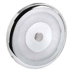 Narva 10-30v Chrome Bezel Interior Lamp w/ Touch Sensitive On/Dim/Off Switch - Cool White
