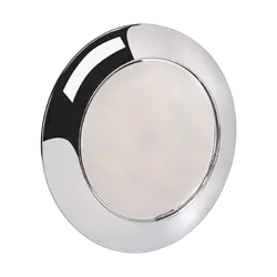 Narva 12v Saturn 75mm Chrome LED Interior Lamp