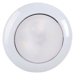 Narva 9-33V Saturn Lamp Dual Colour 75Mm Led Interior Lamp With Touch Switch (White/Red)