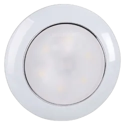 Narva 9-33v Saturn Lamp Dual Colour 75mm LED Interior Lamp w/ Touch Switch (White/Red)