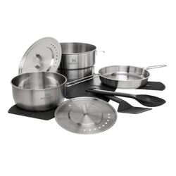 Stanley Adventure Even-Heat Camp Pro Camp Cook Set - Stainless Steel