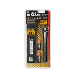 Maglite 2AA LED Black Flashlight - Hang Sell with Pouch
