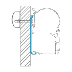 Dometic Universal Awning Wall Adapter 3.5m