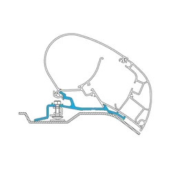 Dometic Roof Awning Adaptor To Suit Fiat Ducato, Citroen Jumper & Peugeot Boxer
