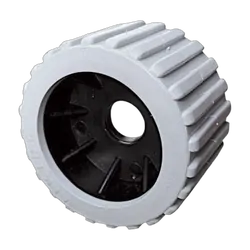 Ribbed Grey Wobble Roller 26mm