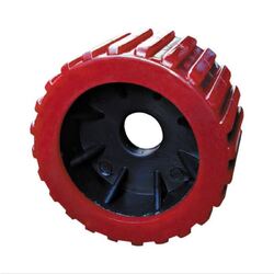 5" Ribbed Red Wobble Roller 26mm