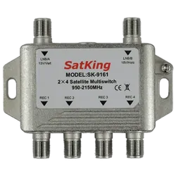 SatKing 2 In 4 Out Satellite Multi Switch