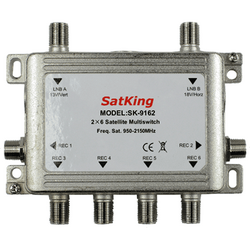 SatKing 2 in 6 Out Satellite Multi Switch