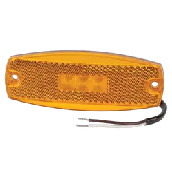 Narva 9-33 Volt Model 17 Led Side Marker Or External Cabin Marker Lamp (Amber)
