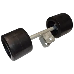 Heavy Duty Twin Wobble Roller Assembly 22mm