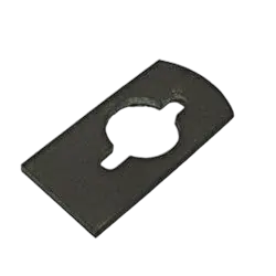 Motor Support Flag Weld On - Black