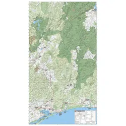 The Victorian High Country - Eastern Supermap - 800x1430 - Laminated