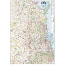 South East Queensland Supermap - 1000x1430 - Laminated