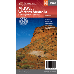 Mid West Western Australia Map