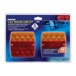 Narva 12 Volt Model 34 Led Slimline Rear Combination Lamp (Square) 0.5M Cable