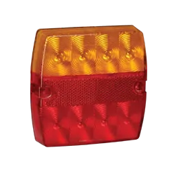 Narva 12V Model 34 Led Slimline Rear Combination Lamp With Licence Plate Lamp 0.5M Cable