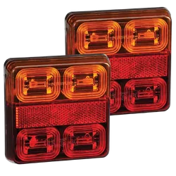 Narva 12V Model 35 Led Slimline Rear Stop/Tail Direction Indicator Lamps (Square Lamps)