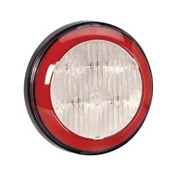 Narva 9-33 Volt Model 43 Led Rear Direction Indicator Lamp (Amber) With Red Led Tail Ring