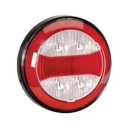 Narva 9-33V Model 43 Led Rear Direction Indicator And Reverse Lamp With Red Led Stop/Tail Ring