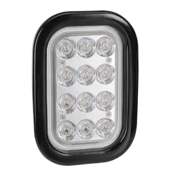 Narva Model 45 Clear Lens Rear Direction Indicator Lamp, Amber