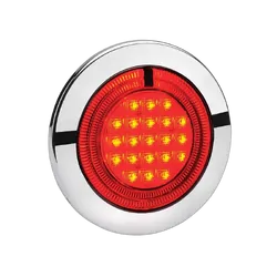 Narva 9-33 Volt Model 56 Led Rear Stop Lamp (Red) With Red Led Tail Ring