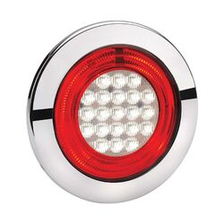 Narva 9-33 Volt Model 56 Led Reverse Lamp (Red) With Red Led Tail Ring