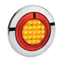 Narva 9-33V Model 56 Led Sequential Rear Direction Indicator Lamp With Red Led Tail Ring (Left