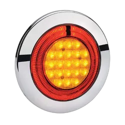 Narva 9-33V Model 56 Led Sequential Rear Direction Indicator Lamp With Red Led Tail Ring (Left