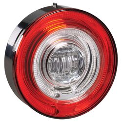 Narva 9-33V Led Model 57 Rear Direction Indicator Lamp (Amber) With Tail Ring (Red)