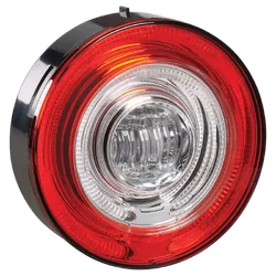 Narva 9-33V Led Model 57 Rear Direction Indicator Lamp (Amber) With Tail Ring (Red)