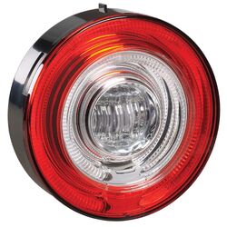 Narva 9-33V Led Model 57 Rear Stop Lamp (Red) With Tail Ring (Red) And Reverse (White)