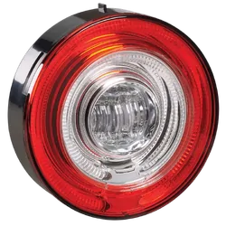 Narva 9-33V Led Model 57 Rear Stop Lamp (Red) With Tail Ring (Red) And Reverse (White)