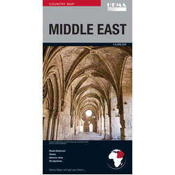 Middle East Deluxe Map