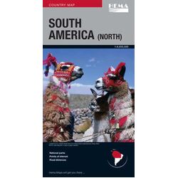 South America (North) Deluxe Map