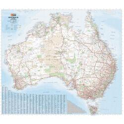 Australia Mega Map - 1660x1455 - Laminated
