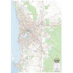 Perth & Region Supermap - 1000x1430 - Laminated