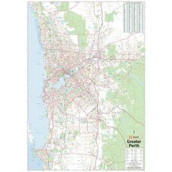 Perth & Region Map - 700x1000 - Laminated