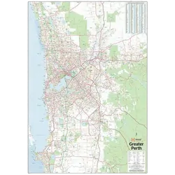 Perth & Region Map - 700x1000 - Laminated