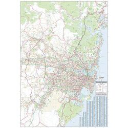 Sydney & Region Map - 700x1000 - Laminated