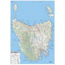 Tasmania State Map - 700x1000 - Laminated