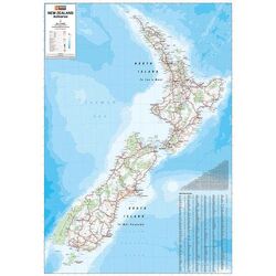 New Zealand Map - 700x1000 - Laminated