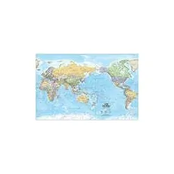 World Political Pacific Centred Supermap - 1520x990 - Laminated