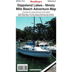 Gippsland Lakes - Ninety Mile Beach Map